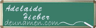Adelaide Hieber Visitenkarte